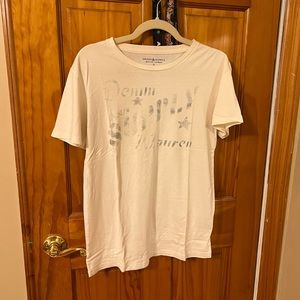 men ralph lauren polo White T Shirt Size Small